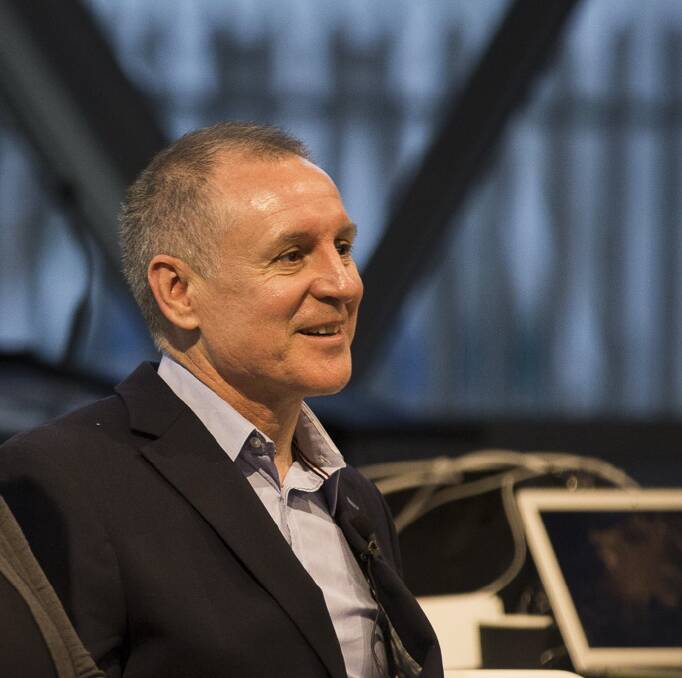 Premier Jay Weatherill at one of the meetings of the citizens' jury on nuclear power.