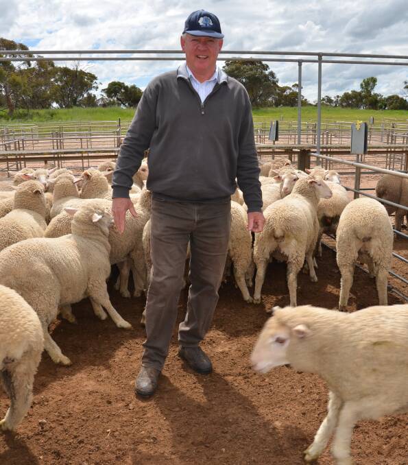 HAPPY MAN: Thomas Foods International livestock buyer, and former Sturt player, Phil Heinrich was still celebrating the Double Blues' premiership win on Monday.
