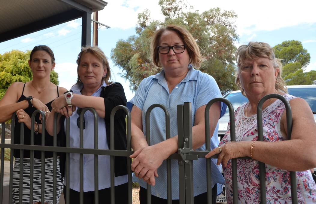 TOWN DISAPPOINTMENT: Kimba residents Meagan Lienert, Donna Johnson, Cheryl Davey and Margaret Milton were open to a nuclear waste facility being located near their town.