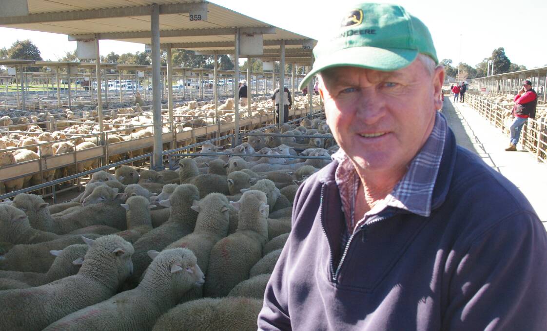Mervyn Gaylor, Wycheproof, said his $145 a head sucker results for April-born lambs at Bendigo Monday questioned the sole cropping argument. 