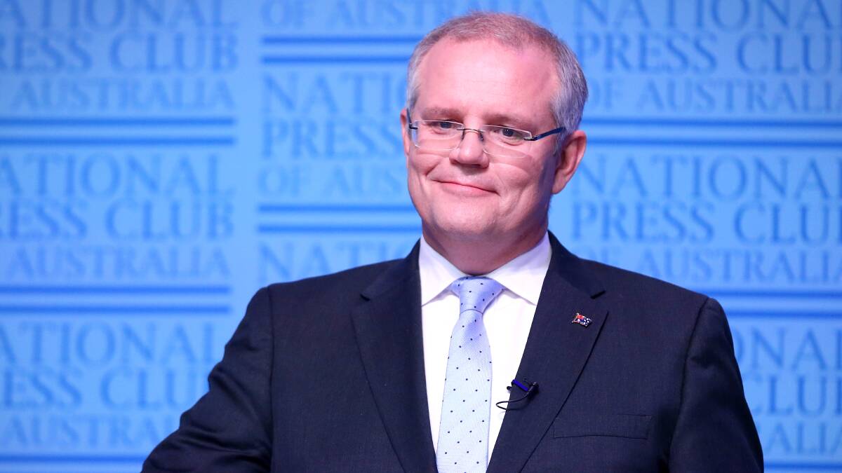 FAIR GO: Treasurer Scott Morrison said this year's budget was one for "people who want the government to do its job".