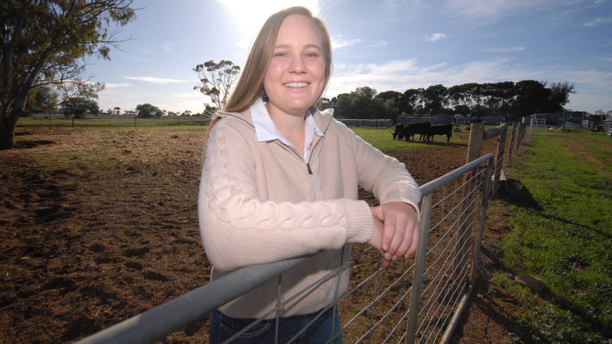 NEW BLOOD: Despite being raised in the city, Phoebe Eckermann is making her mark in the agriculture industry and has established her own stud, Aruma Limousin.