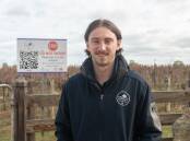 TECH LAUNCH: Padthaway's Willo Brown launched his new vineyard biosecurity app last month, inspired by the use of QR codes during the pandemic. Picture: SUPPLIED