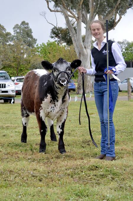 BRIGHT: Wattle Lee Speckle Parks stud principal Emily Edwards says there is a promising future for the breed in the Australian industry.