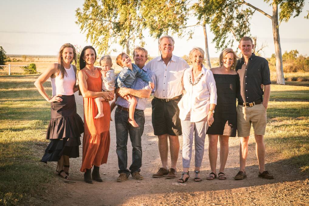 Ardie and his wife Kacie, who are pictured with their children and grandchildren, are happy to share the successful process of their family farm's succession. Picture supplied