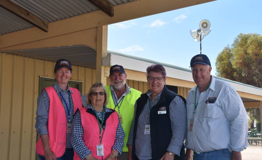 YP Field Day committee members Rachel Ayles, Rosalie Pearcer, Greg Stevens and Cynthia and Allan Axford. Picture by Liam Wormald 
