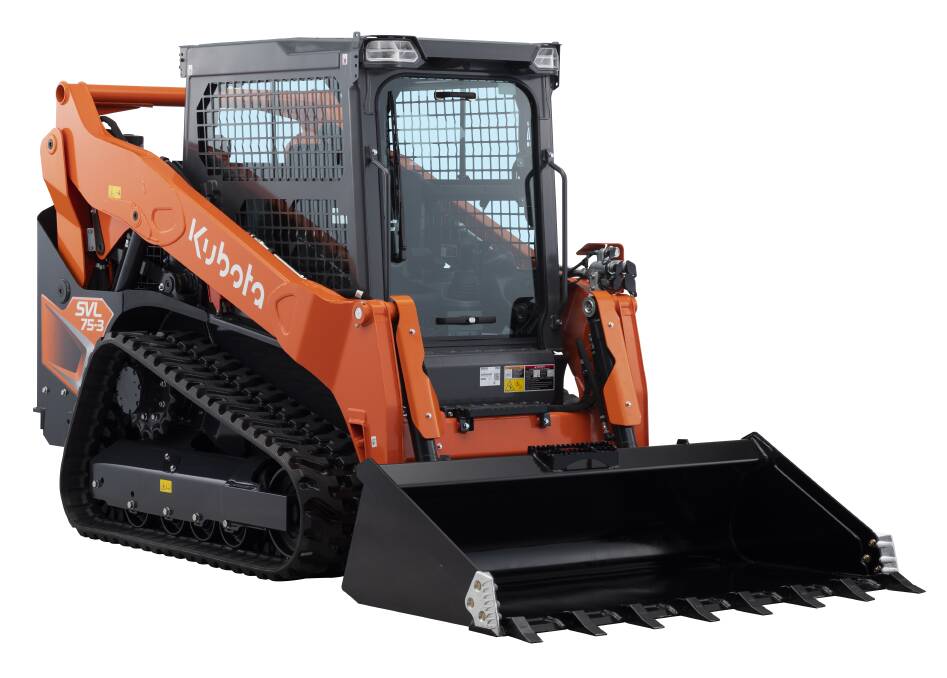 The Kubota SVL75-3 compact track loader has plenty of new features. Picture supplied
