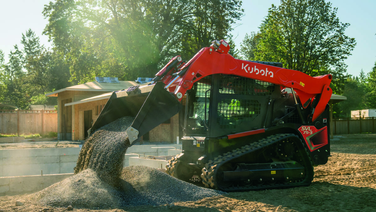 The Kubota SVL75-3 compact track loader has plenty of new features. Picture supplied