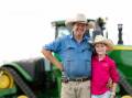  New South Wales farmer, Simon Doolin with his daughter Lucy. Picture supplied