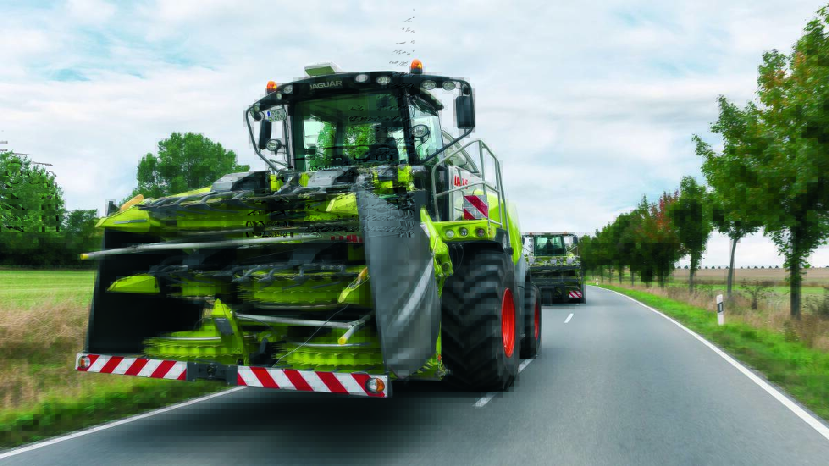 App to track tractors on roads
