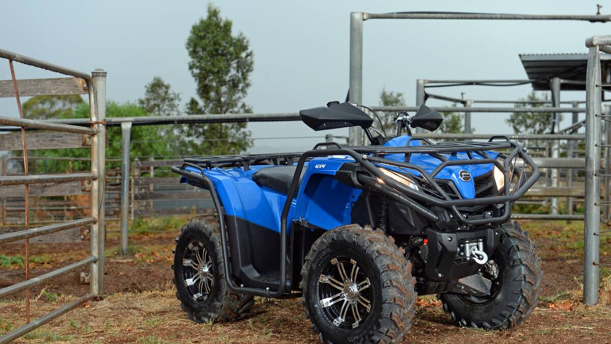 CFMoto says farmers will like the new X500 quad packed with accessories as standard.