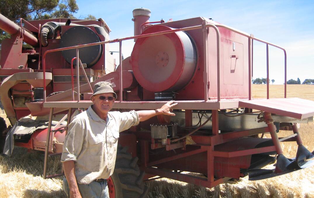 Ray Harrington, inventor of the Harrington Seed Destructor and winner of the 2018 Farming Legend of the Year Award. Photo: GRDC