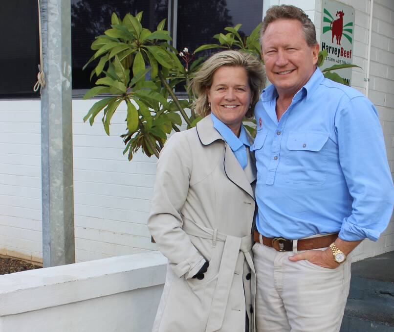 Nicola and Andrew Forrest's purchase of two premium Kimberley stations has been finalised, paying a little more than $30 million for the land and cattle.