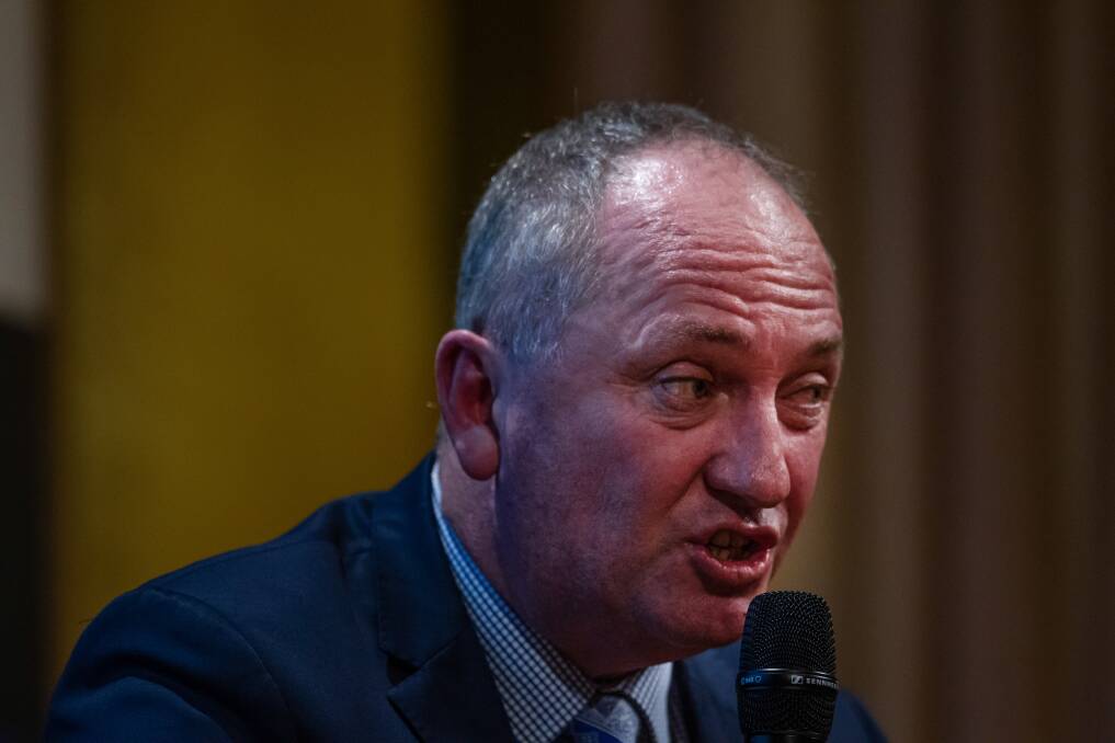 POWER STRUGGLE: Barnaby Joyce argues the Nationals should have another high-powered portfolio position. Photo: Marina Neil