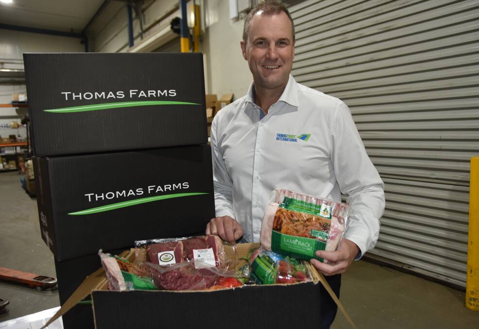 GROWTH AREA: Thomas Farms commercial manager Simon Tamke says the company's direct-to-consumer deliveries have grown 1000 per cent for 2020.