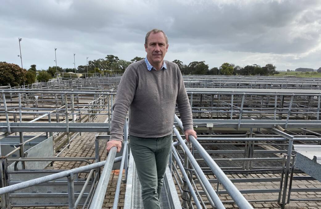 MEETING PLACE: Mount Gambier Saleyard manager David Wallis agrees with ALMA report's findings that saleyards provide important social interactions.