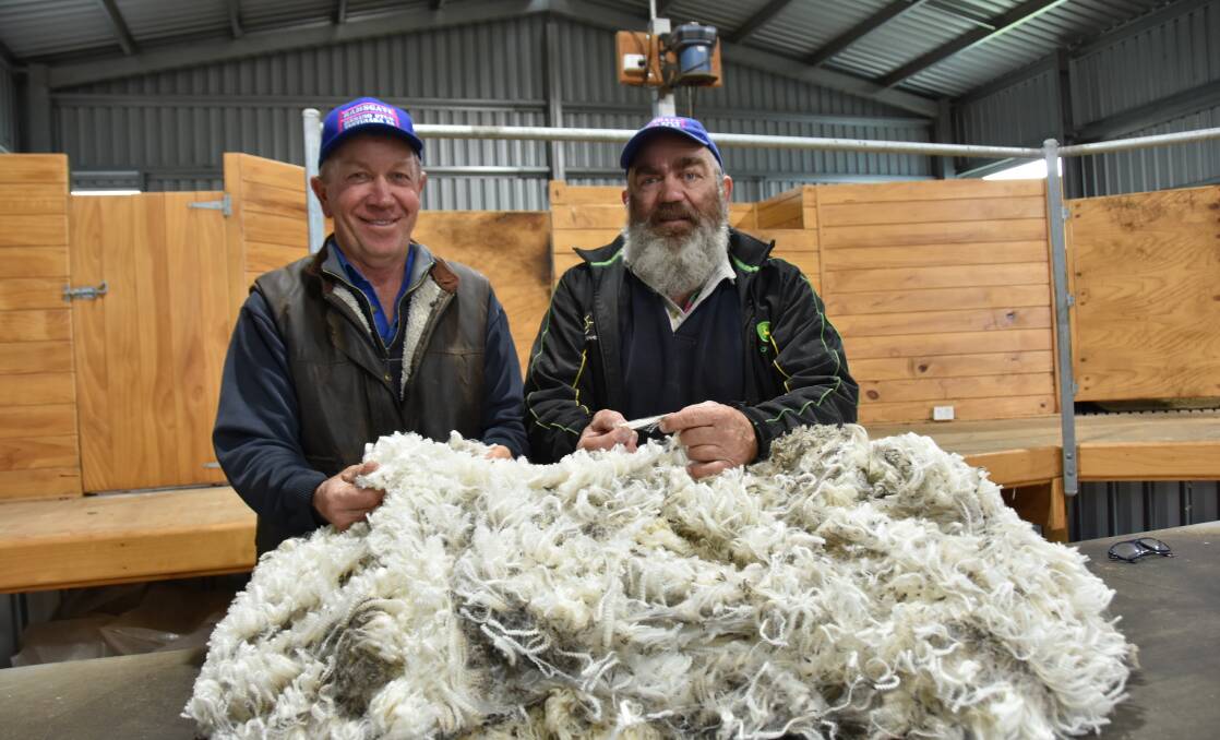 MARKET DEMAND: Craig and Jed Keller are seeing the benefits of being part of Responsible Wool Standards.