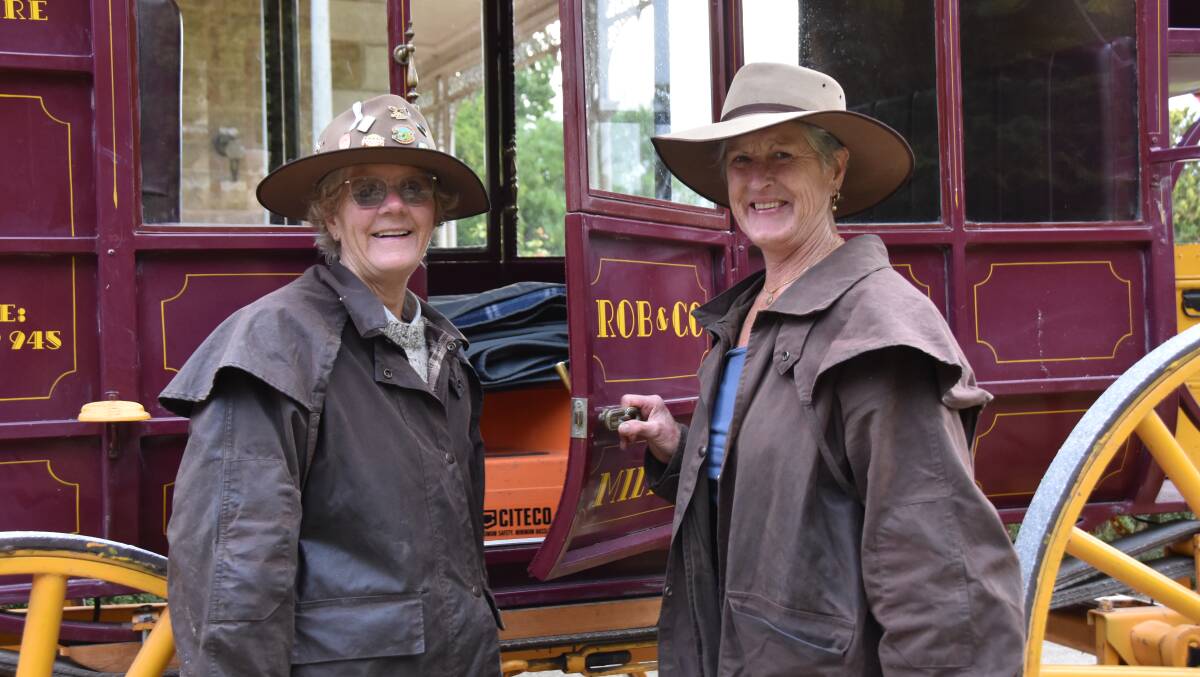 Sue Radley, Portland, Vic and Dale McIntyre, Millicent, were passengers for the whole three and a half day journey.