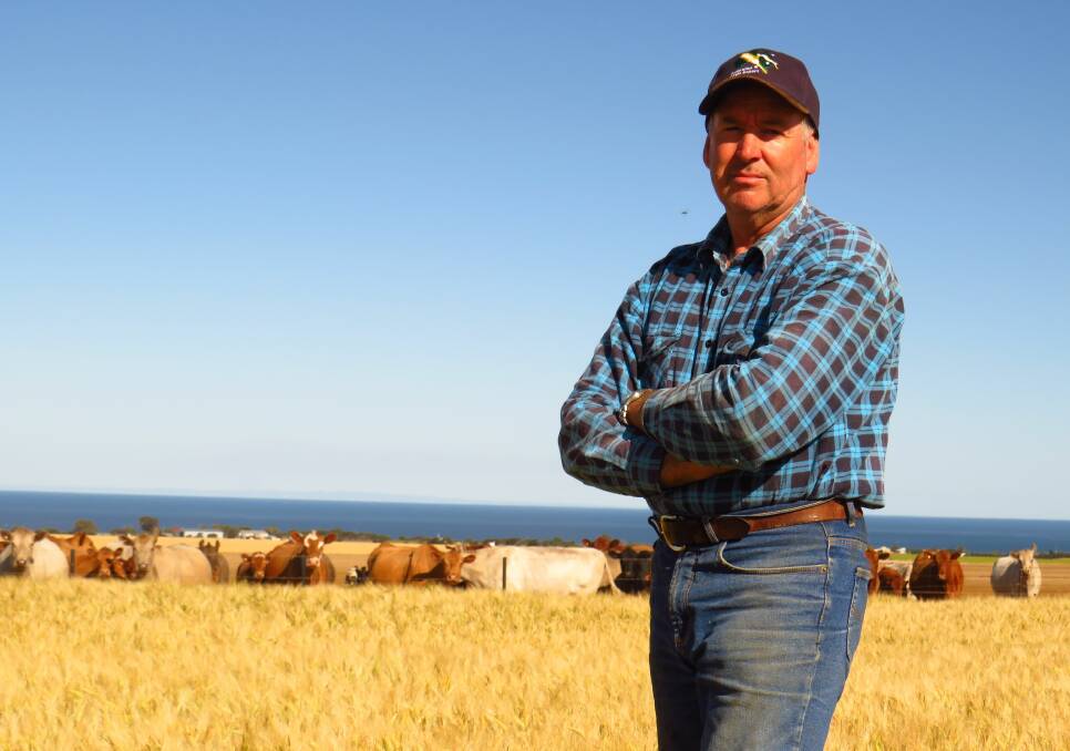 FEWER RIGHTS: Pine Point farmer Brenton Davey says farmers have been given no certainty for the protection of their prime ag land under the amendments which passed the Upper House last week.