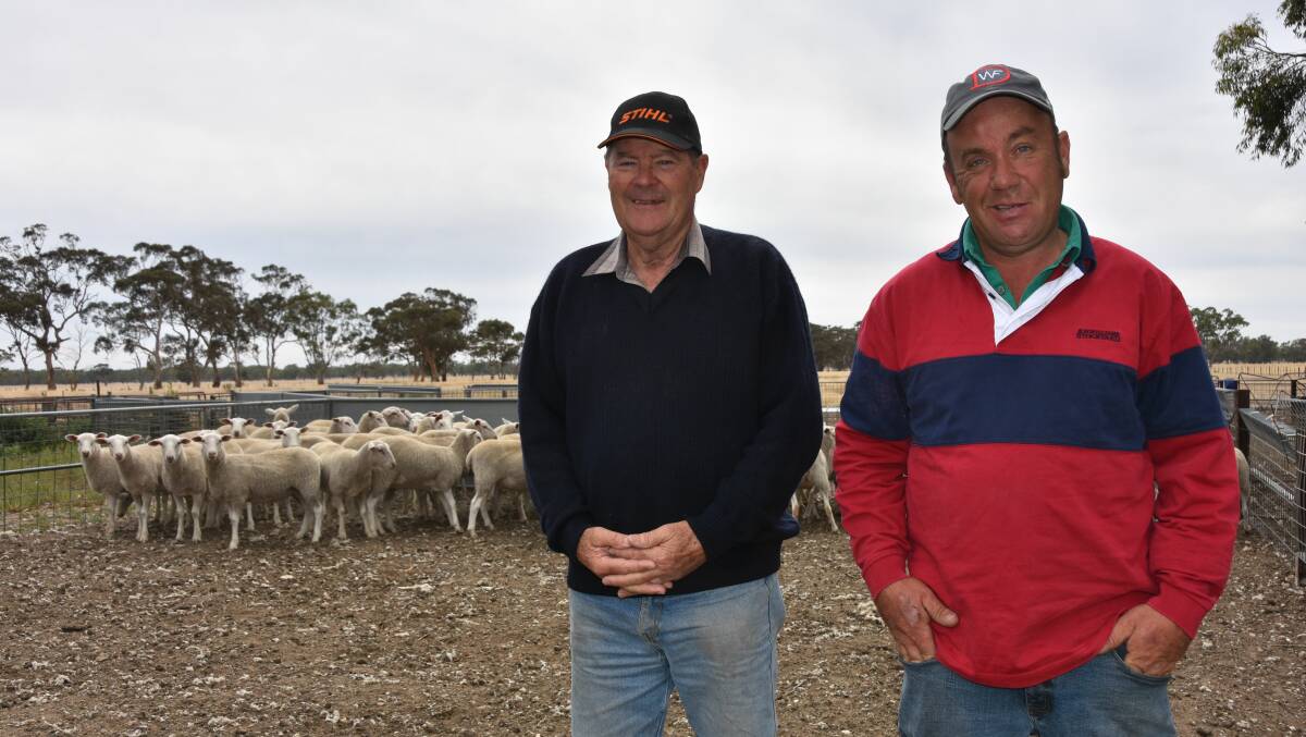 INNOVATIVE IDEA: Mundulla Show livestock coordinator Francis Andrews and prime lamb sponsorship coordinator Tim Wiese are excited about the inaugural Livestock Innovation Expo and the return of prime lambs.