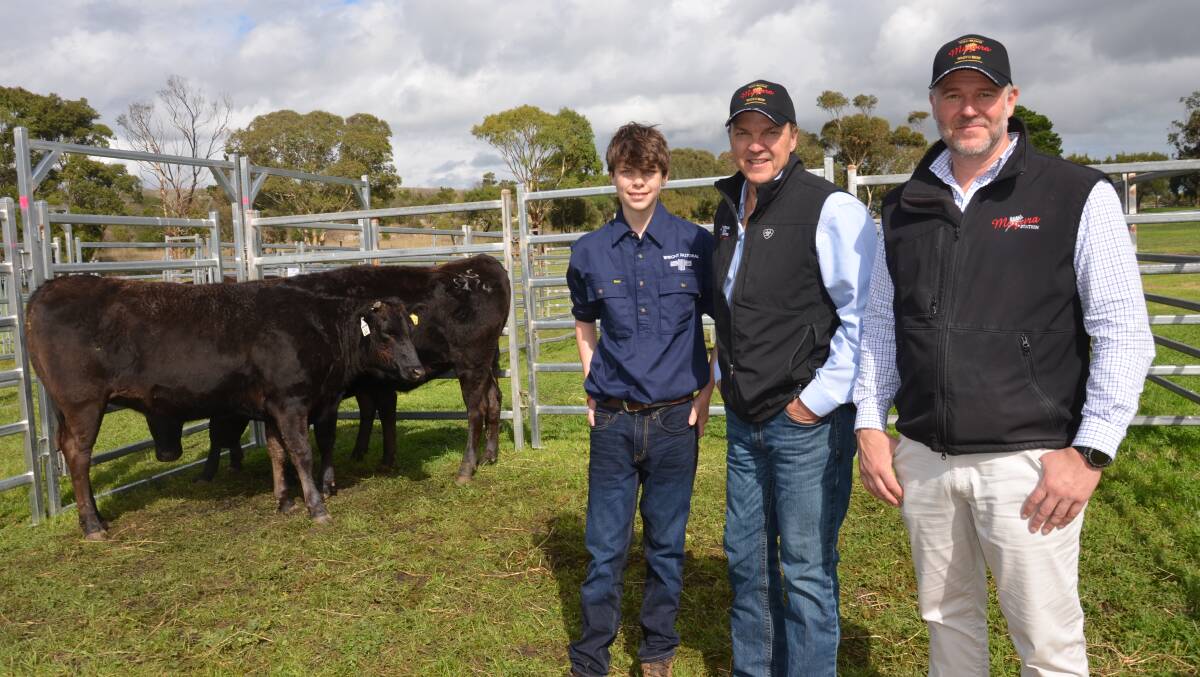 Hudson and Glen Wright, Wright Pastoral, Koorelah and Ebor, NSW, were the sale's volume buyers with seven heifers and one bull.