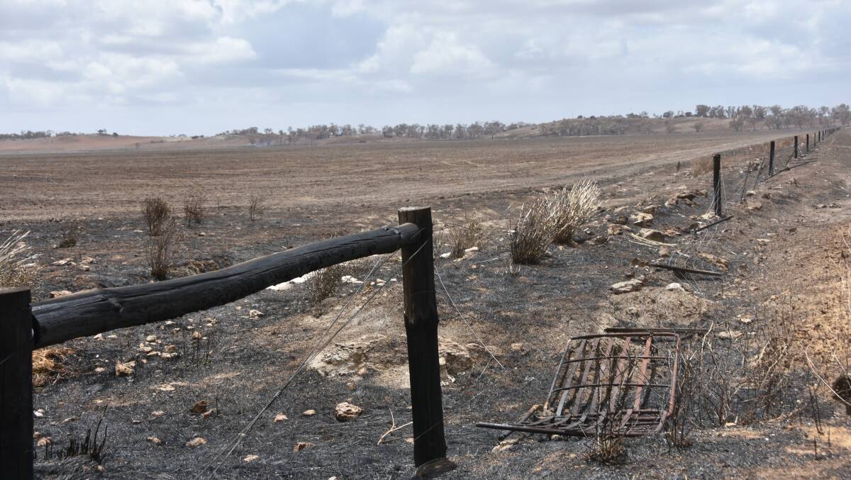 Hundreds of kilometres of fencing will need to be replaced after the Blackford fire earlier this month.