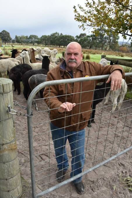 LOCK OUT: Mount Compass alpaca breeder Chris Williams says interstate incidents have left him concerned about potential activist activity in SA, and is pleased to hear the government is taking action to protect farmers.