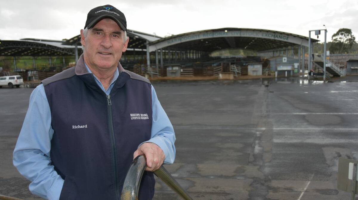 DRIVING FORCE: Naracoorte Regional Livestock Exchange manager Richard James has witnessed huge changes across his 40 years at the saleyards and is proud it has grown to be the state's largest throughput yards.