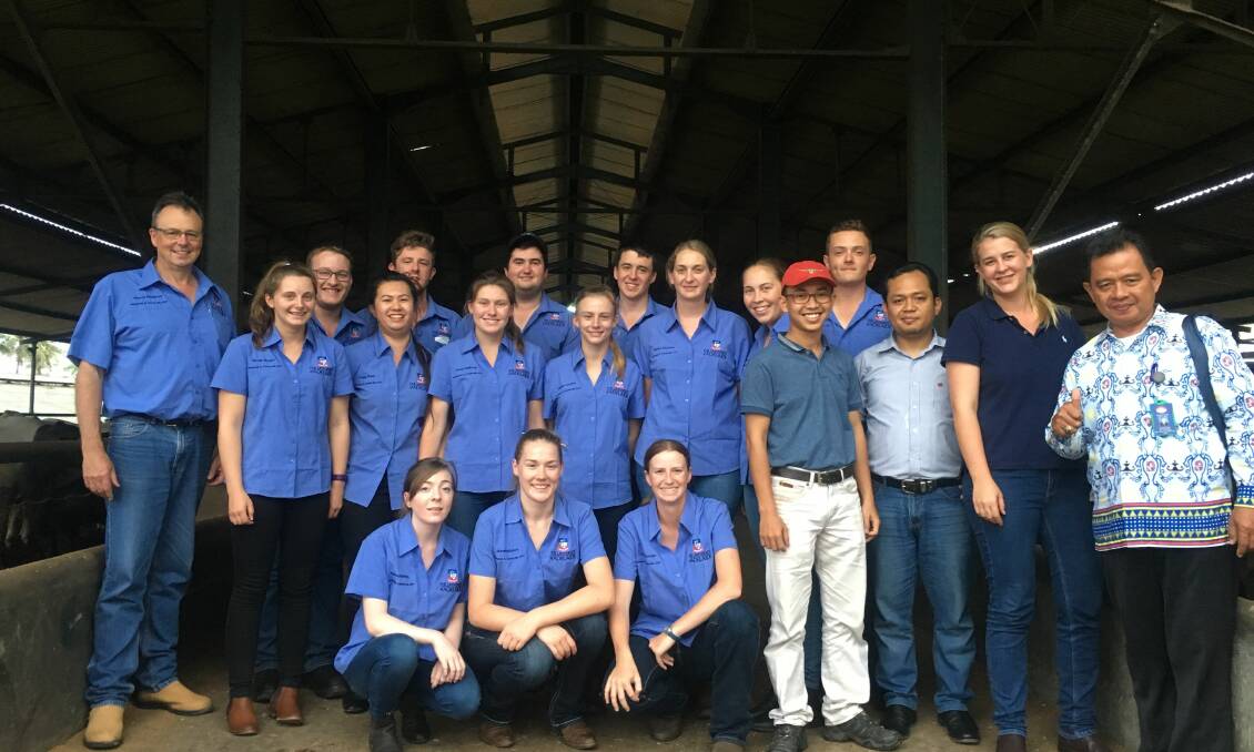 FANTASTIC EXPERIENCE: The University of Adelaide study tour visited five Indonesian feedlots, including Juang Jaya  Lampung, which is majority owned by Consolidated Pastoral Company.