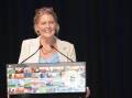 POWERFUL MESSAGE: Sober in the Country founder Shanna Whan, named the 2022 Australian of the Year local hero, speaking about the shift that is starting to occur around the alcohol coversation in the bush at the recent Northern Territory Cattlemens' Association conference in Darwin. 