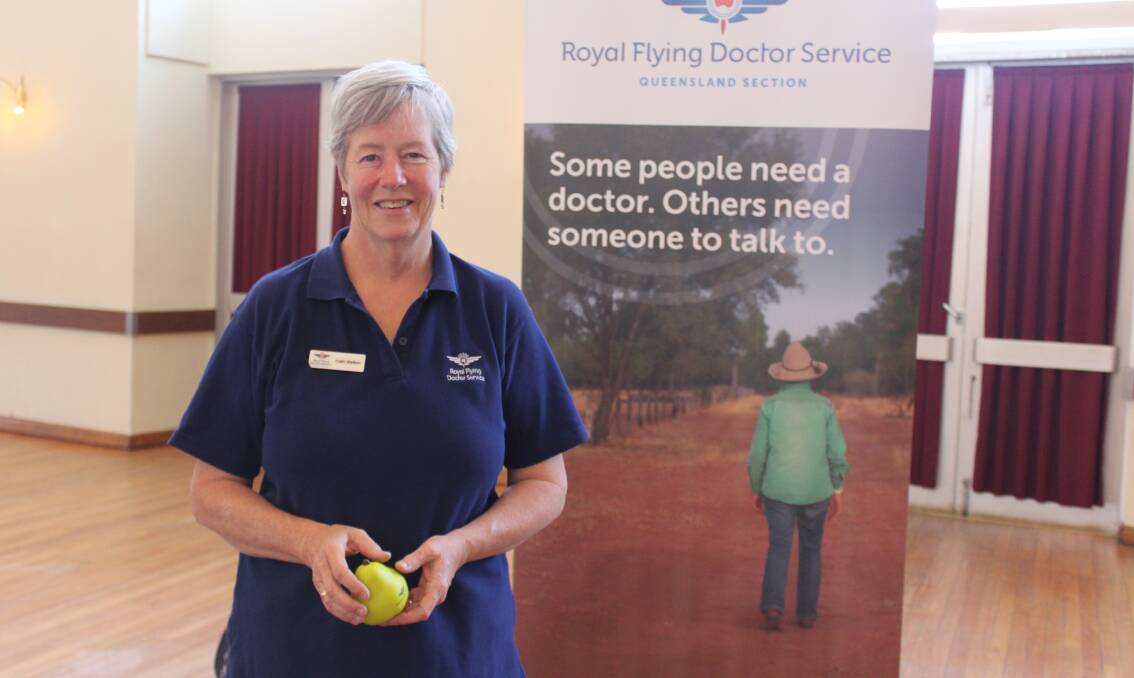 PRIORITISE WELLBEING: The Royal Flying Doctor Service's Cath Walker, a psychologist with the Outback Mental Health Team.