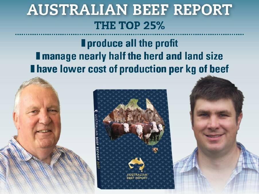 Beef consultants Dr Phil Holmes and Ian McLean.