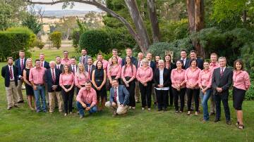 Elders is continuing to buy rivals to expand its network around Australia - pictured are former staff from Emms Mooney in NSW now re-badged as Elders Emms Mooney. Picture supplied