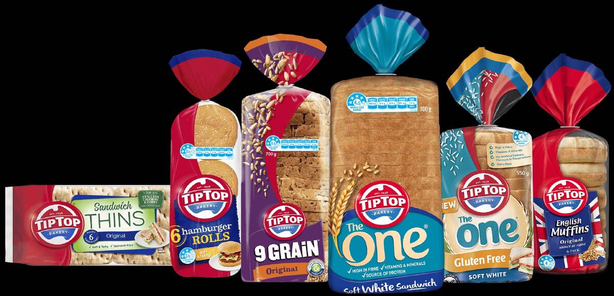 TAKES THE BISCUIT: Some of the Tip Top brands from one of Australia's biggest food makers, the British-owned George Weston Foods.