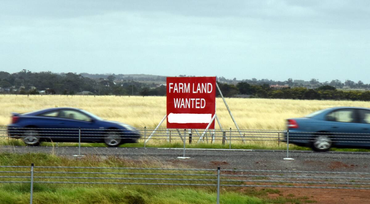 Signs like these are dotted about the approaches to our capital cities, is there any stopping the city sprawl?