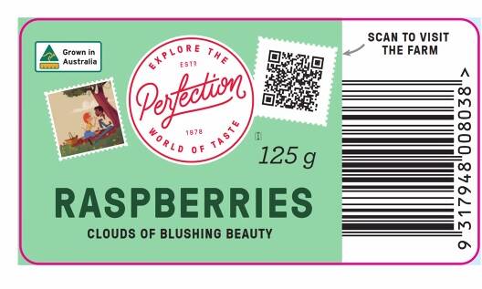 HOW IT WILL LOOK: Major supplier of fresh fruit and vegetables Perfection Fresh Australia said new labels would prove authenticity of their products.