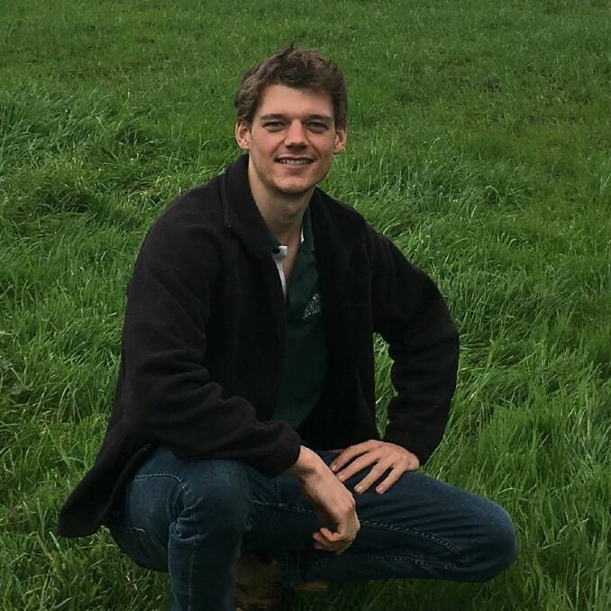 2019 Sir Eric Smart Scholarship recipient Michael Young, an Agricultural Science student at the University of WA.