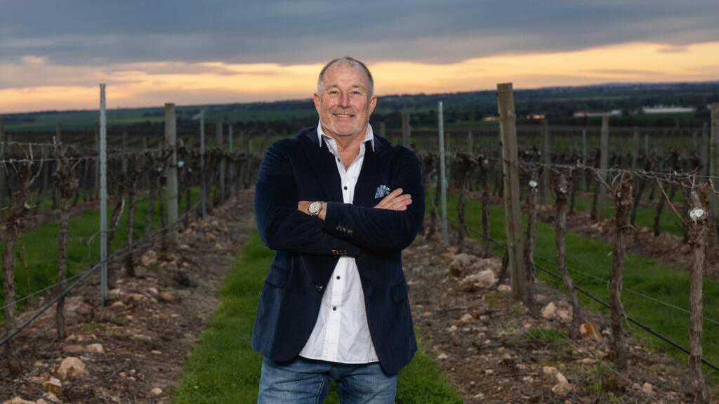 Seppeltsfield Wines Executive Chairman Warren Randall says his company now has 20 per cent of the Barossas red wine plantings. Photo: BEN MACMAHON