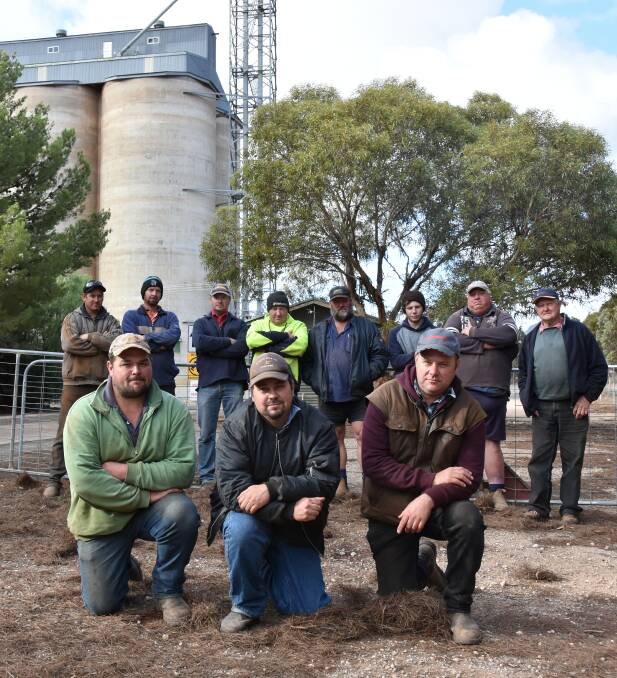 A group of farmers met on Thursday last week after it was announced the Robertstown silo would be closed.