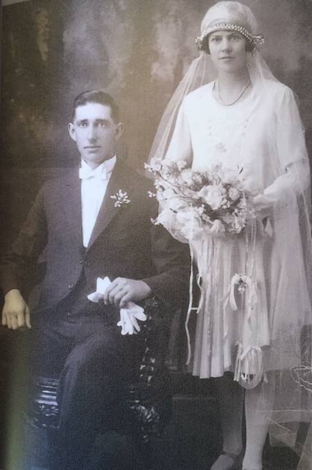 LOCAL WEDDING: Roy Lines married Maizie Martens at Pirie East in 1930.