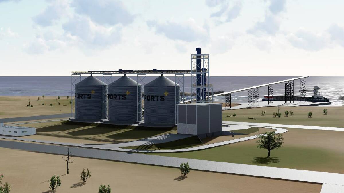 The proposed Wallaroo port will have silo facilities of about 32,000 tonnes of storage built in the first phase.