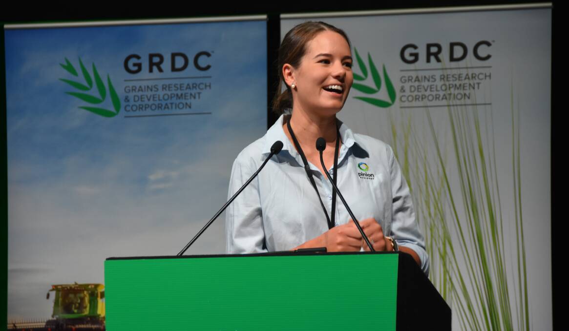 Jana Dixon, agribusiness consultant with Pinion Advisory and recipient of the 2024 GRDC Emerging Leader award for the southern region. Picture by Alisha Fogden