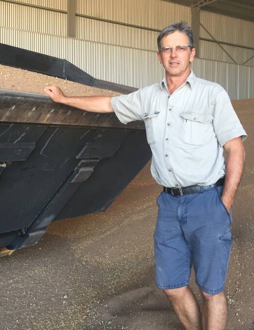 INDIA BOUND: Sunnyvale cropper David Correll is carting 400t of Hurricane lentils to JK International at Semaphore in the next month, with the shipment destined for India.