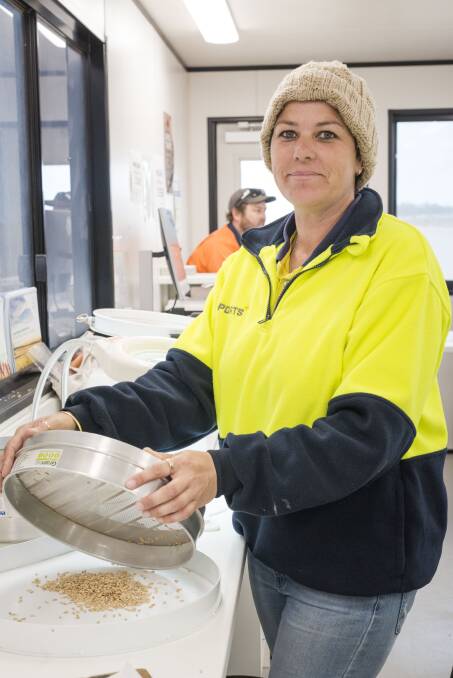 Kara-Lee Rofe started as a harvest casual with T-Ports and is now a permanent authorised officer and grain storage hand at Lucky Bay.