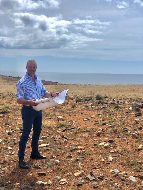 Free Eyre CEO Mark Rodda at the Port Spencer site.