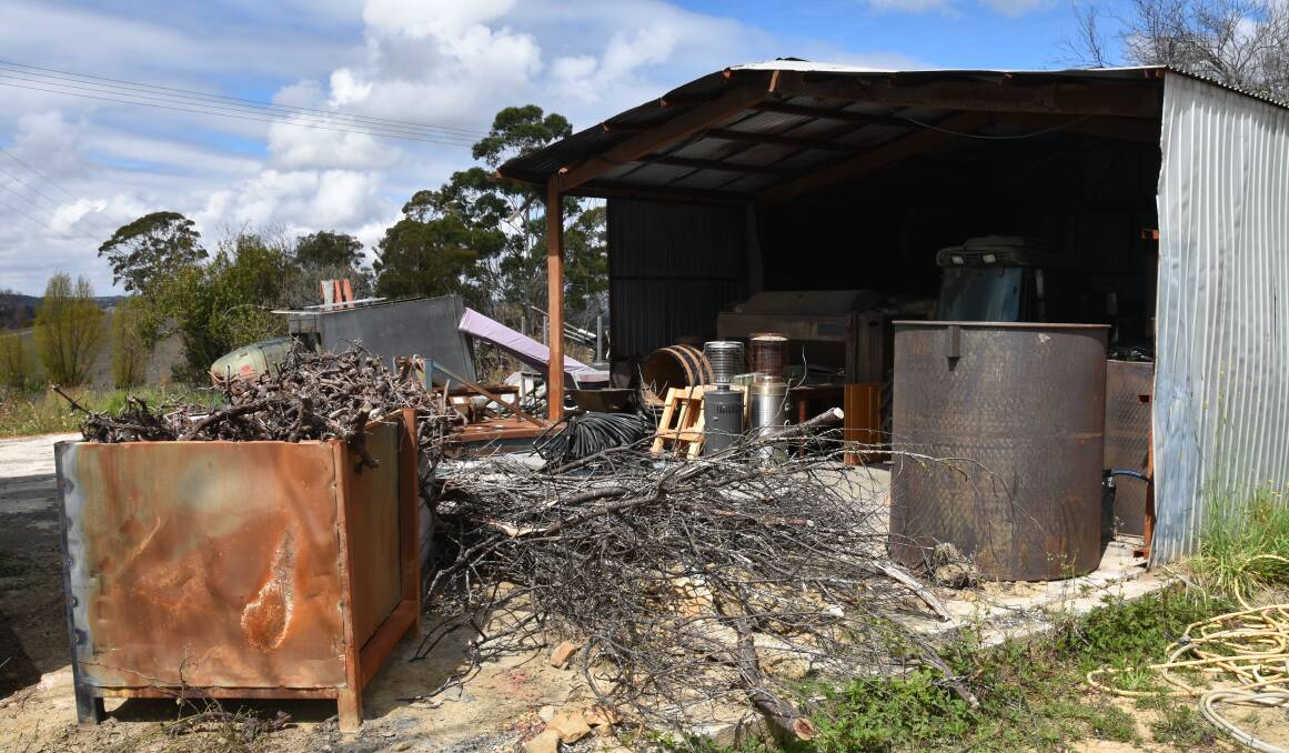 LIVELIHOOD GONE: The Tilbrook Estate winery at Lenswood was destroyed in the 2019 Cudlee Creek bushfire.