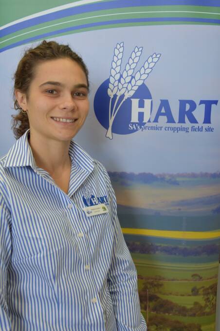 HART START: Graduate Brianna Guidera has been awarded a grains research regional internship at Hart.