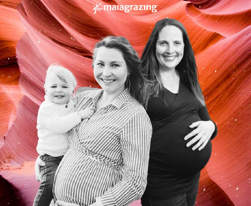 Graziers Stephanie Trethewey and Stephanie Schmidt will speak about perinatal mental health on a live online talk series.