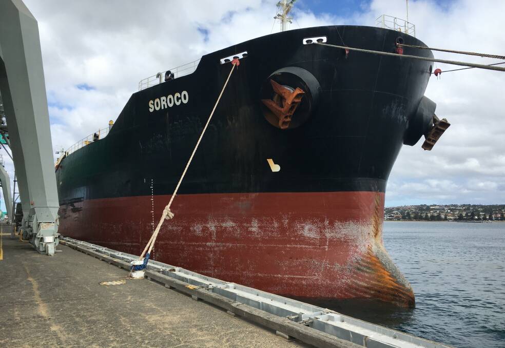 Viterra Port Lincoln reaching its one millionth tonne as it loads barley onto a vessel this week.