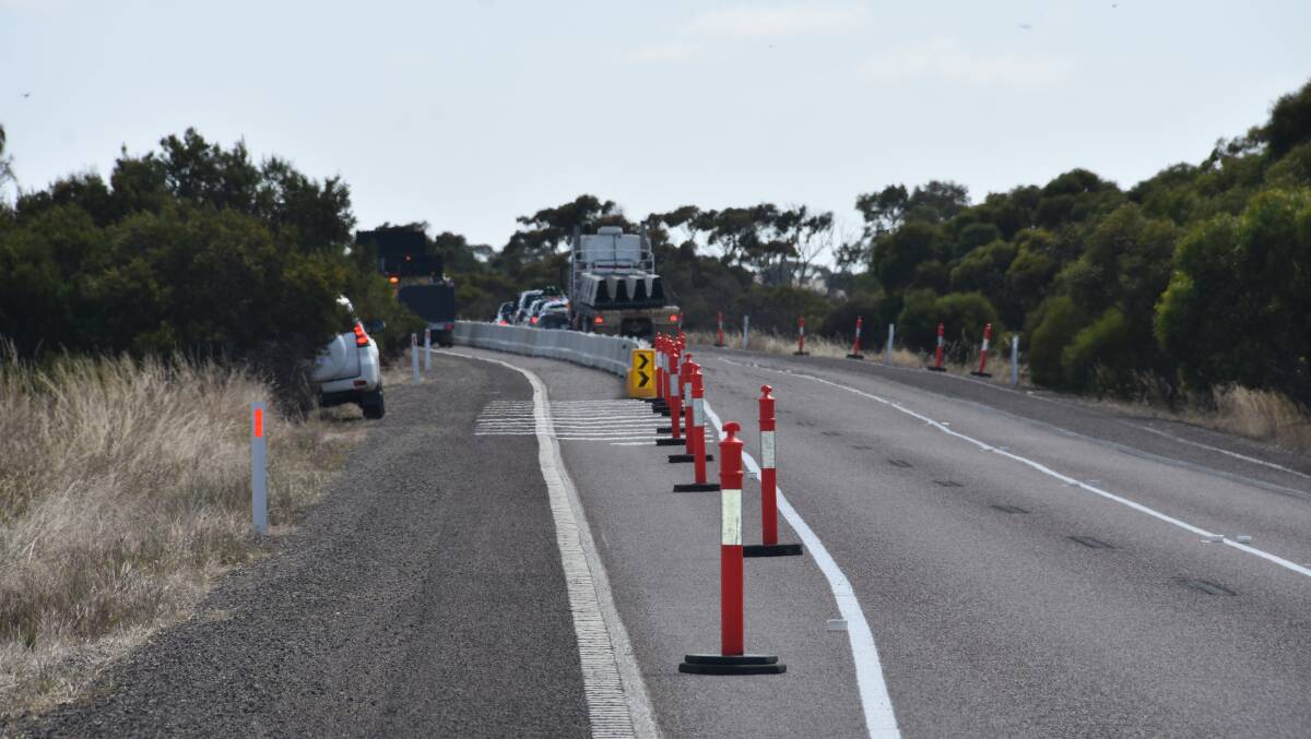 WORKS: Two overtaking lanes are being added to the Lincoln Highway between Port Lincoln and Tumby Bay.